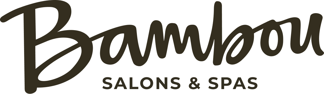 Black and white logo with stylized text and tagline space.